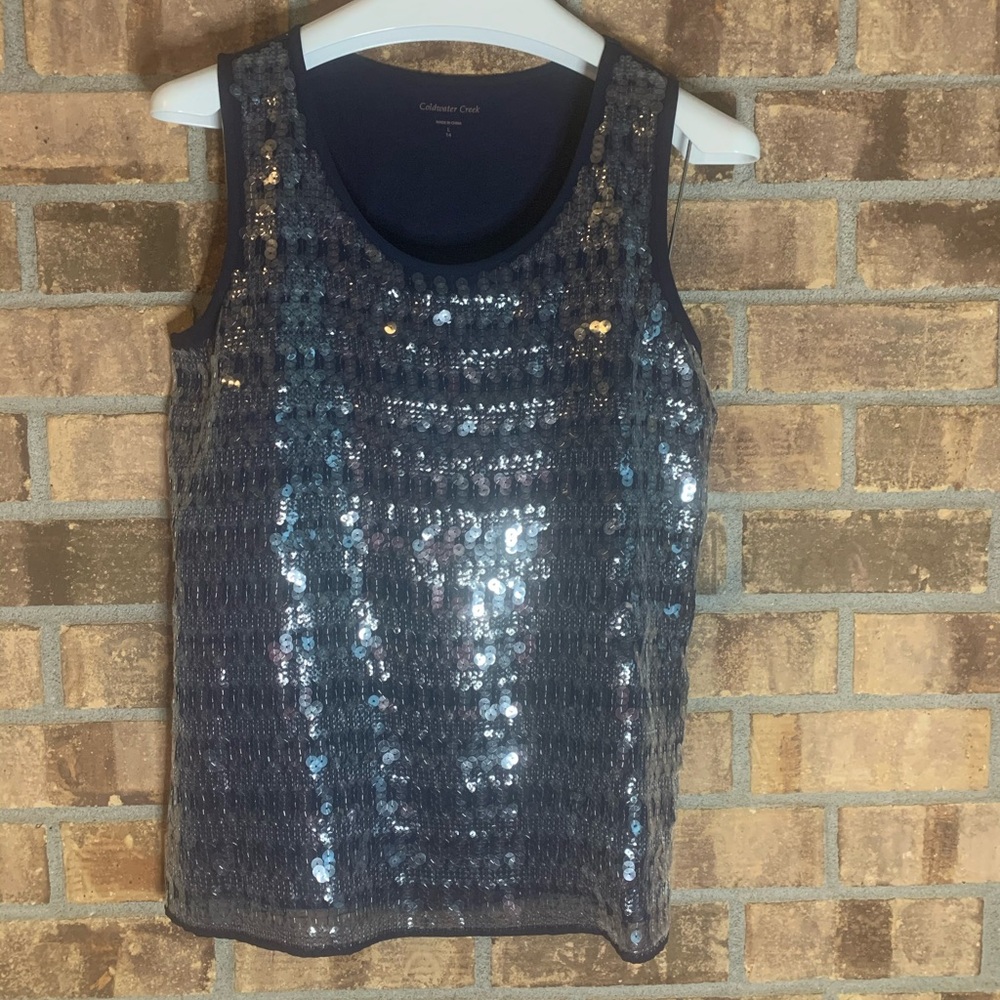 Sequined tank